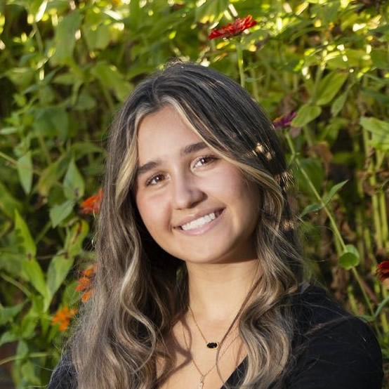 Ava Brzak Portrait outside